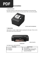 Different Types of Printers