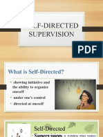 Self Directed Supervision