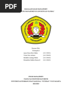 Kelompok 6 - Makalah - Dasar Manajemen - Praktik Manajemen Di Lingkungan Global