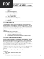 Tool Enginnering and Geometry