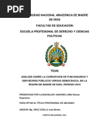 Universidad Nacional Amazónica de Madre de Dios Facultad de Educación Escuela Profesional de Derecho Y Ciencias Políticas