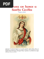 Novena en Honor A Santa Cecilia Día 9