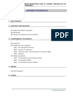 Informe Topografico Ventanillas de Combayo