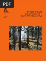 Introduction To Prescribed Fire in Southern Ecosystems