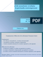 Conceptul de Securitate - Evoluția Paradigmei in Erioada Contemporană