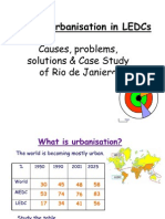 Causes, Problems, Solutions & Case Study of Rio de Janiero