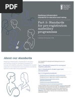 Part 3: Standards For Pre-Registration Midwifery Programmes