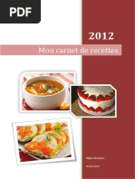 Mon Carnet de Recettes