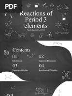 Reactions of Period 3 Elements