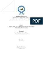 El Desarrollo de La Investigación Científica en El Desarrollo de Los Países