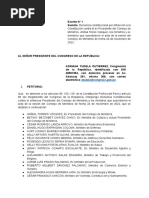 Acusación Constitucional Contra Ánibal Torres y Su Gabinete