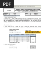 Calculo de Demanda de Agua para Consumo Humano