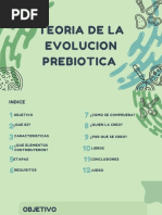 Teoría de La Evolución Prebiótica