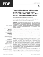 Zhu Et Al. - 2021 - Cyberbullying Among Adolescents and Children A Comprehensive Review of The Global Situation, Risk Factors, and Preve-Annotated