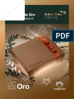 Folleto Navidad Oro