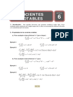 Cocientes Notables