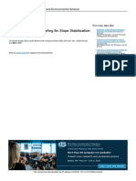 Performance of Soil Nailing For Slope Stabilization