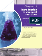 Chapter 16 - Introduction To Chemical Reactions