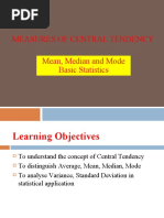 Measures of Central Tendency-IV-1