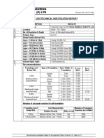 Brief Geotechnical Investigation Report - Sector-137, Noida