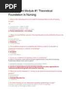 Theoretical Foundation of Nursing