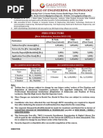 GCET Fees Structure 2022 23