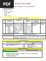 Sesión de Aprendizaje JUEVES 17-11-22