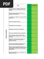 Depatmental Risk Assessment