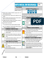 Treinamento Inicial Segurança