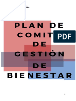 Plan de Trabajo Del Comite de Bienestar Fernando Stahl