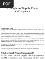 Principles of Supply Chain and Logistics - April 20 - 2022 - Presentation