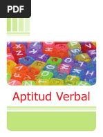 Aptitud Verbal - 3°