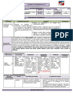 Sesión de Aprendizaje 2 - 2022