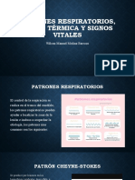 Patrones Respiratorios, Curva Térmica y Signos Vitales