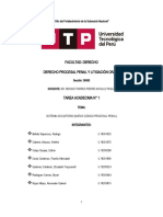 Ta N°1 Sistema Acusatorio (Nuevo Código Procesal Penal) DPP y Lo, Final