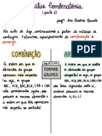 Aula 18 - Análise Combinatória (Parte 2)