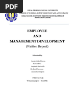 Employee and Management Development