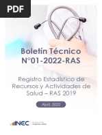 2.1. Boletín - Técnico - RAS - 2019