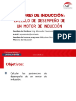 Cálculo de Parámetros de Motores de Inducción