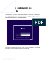 Manual de Instalacin de Windows 10