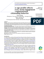 Workforce Age Profile Effects On Job Resources, Work Engagement and Organizational Citizenship Behavior