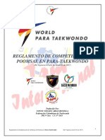 2017 Reglas de Poomsae ParaTKD