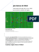 Las Diez Reglas Básicas de Fútbol