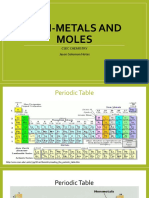 Lesson 2 Non-Metals and Moles G11
