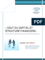 Cout Du Capital Et Structure Financiere MSTCF - Avec Page de Garde