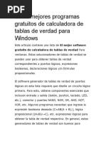 Los 8 Mejores Programas Gratuitos de Calculadora de Tablas de Verdad para Windows