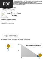 Física - 5 - Forças Conservativas - Variação Energia Potencial Gravítica