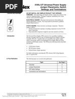 4100+ UT Universal Power Supply Settings Rev A