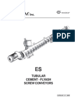 ES ES ES ES ES: Tubular Cement - Flyash Screw Conveyors