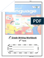 7 Grade Writing Workbook: 2 Term